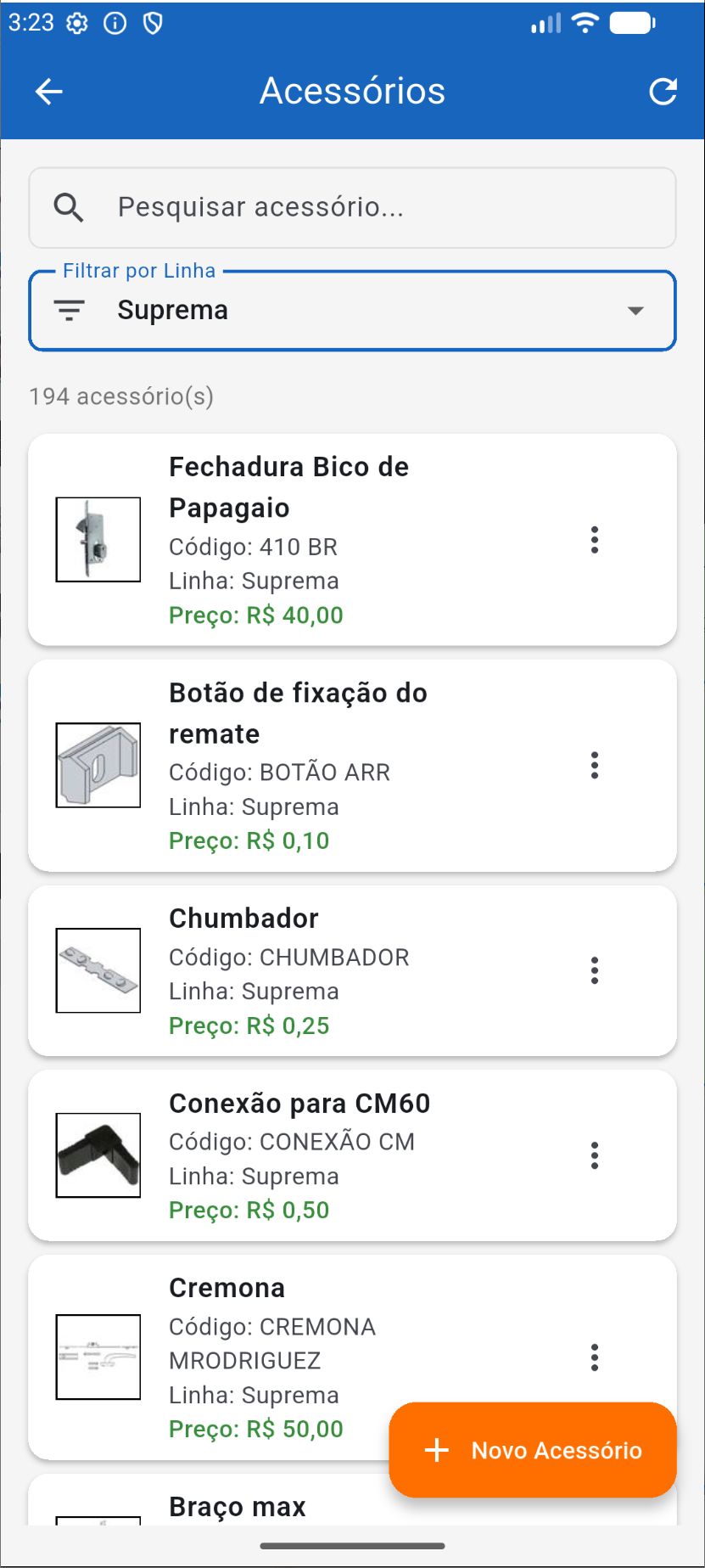 Acessórios